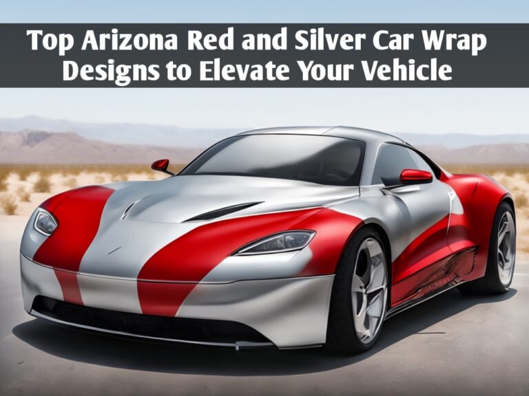 Top Arizona Red and Silver Car Wrap Designs to Elevate Your Vehicle