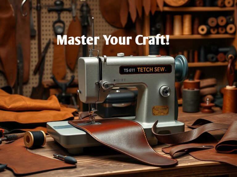 Why the Tech Sew TS 611 is a Must-Have for Leatherworkers