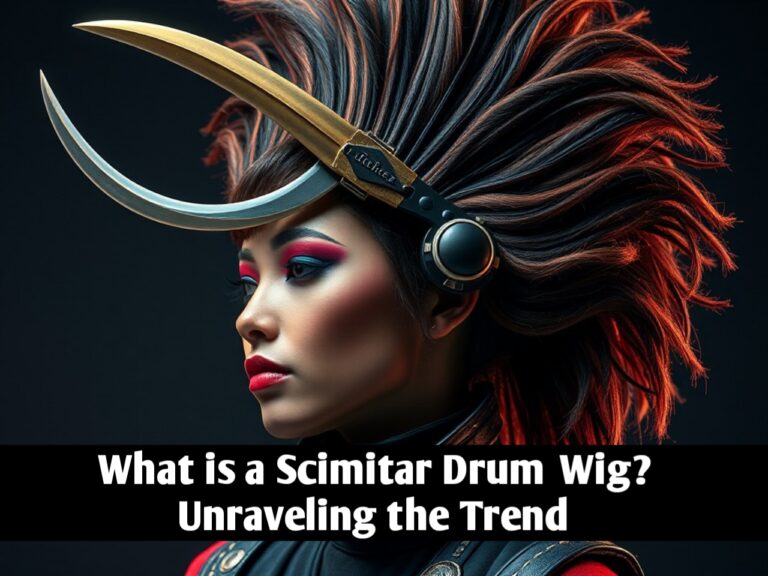 What is a Scimitar Drum Wig? Unraveling the Trend