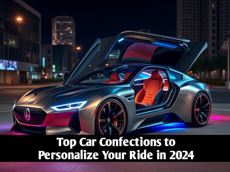 Top Car Confections to Personalize Your Ride in 2024