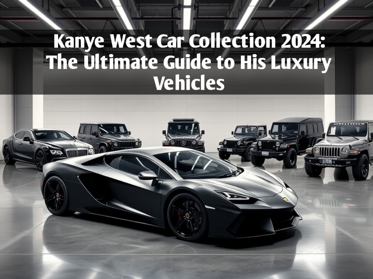 Kanye West Car Collection 2024: The Ultimate Guide to His Luxury Vehicles