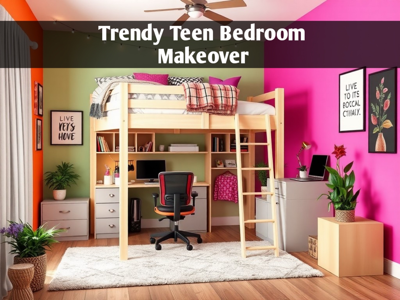 Stylish and Practical Teen Bedroom Ideas for 2024