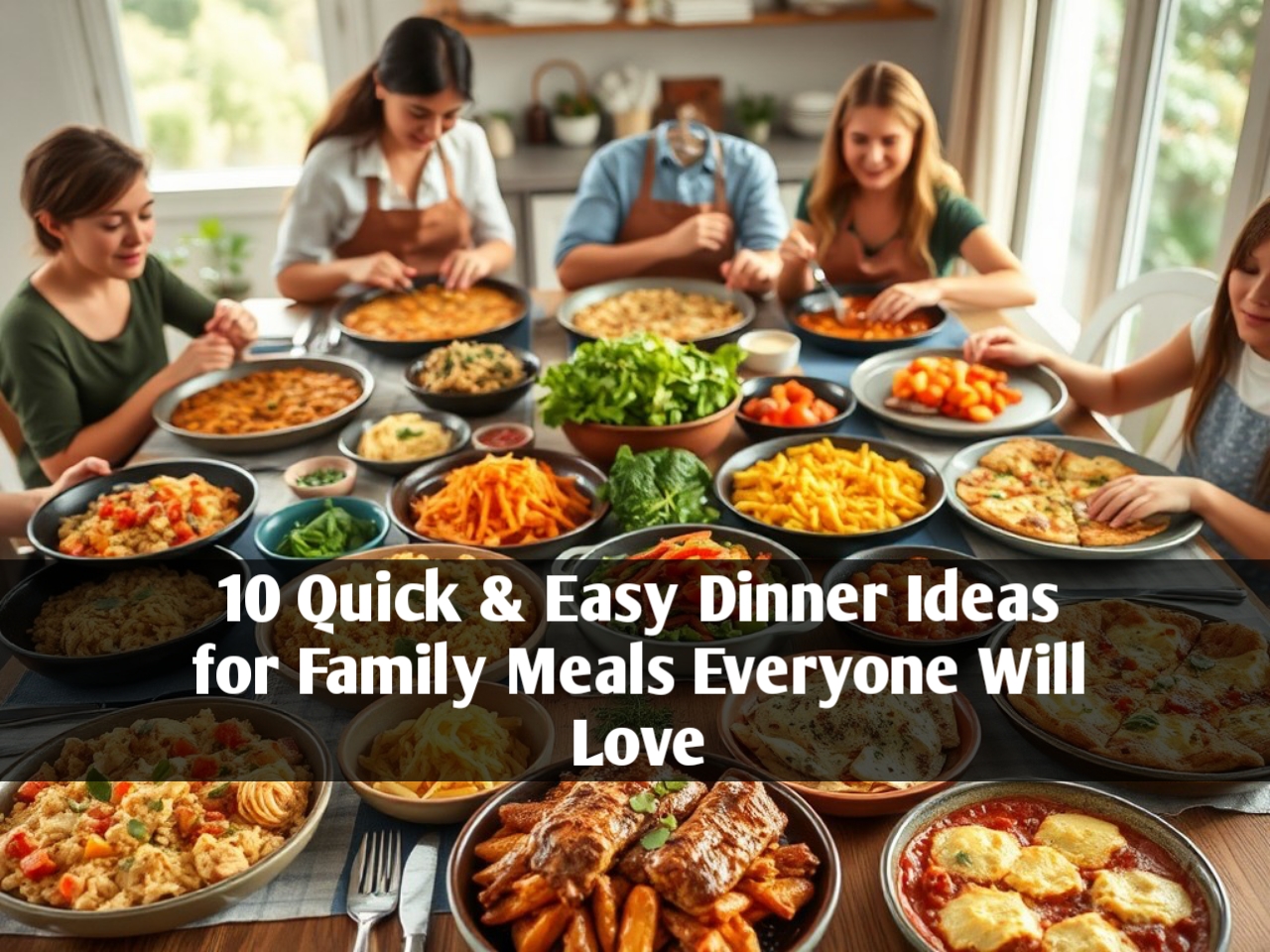 10 Quick & Easy Dinner Ideas for Family Meals Everyone Will Love