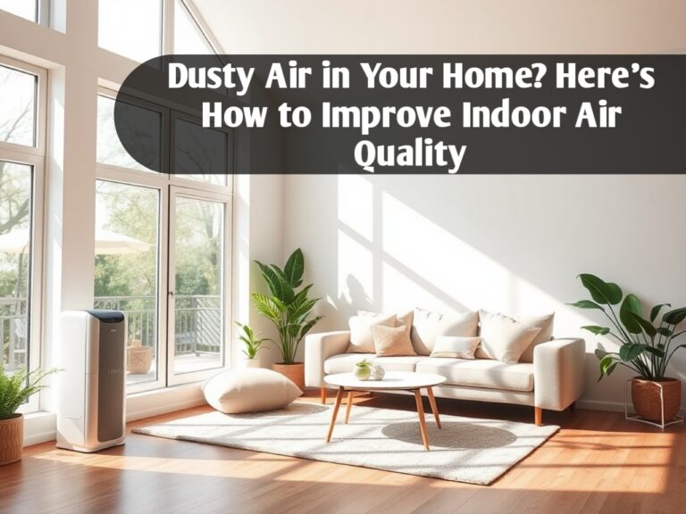 Dusty Air in Your Home? Here’s How to Improve Indoor Air Quality