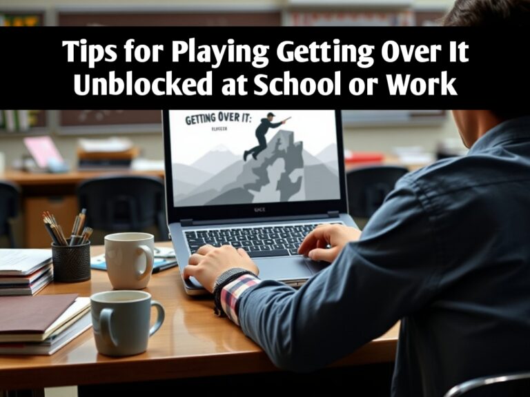 Top Tips for Playing Getting Over It Unblocked at School or Work