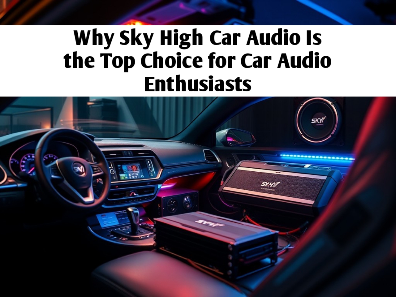 Why Sky High Car Audio Is the Top Choice for Car Audio Enthusiasts