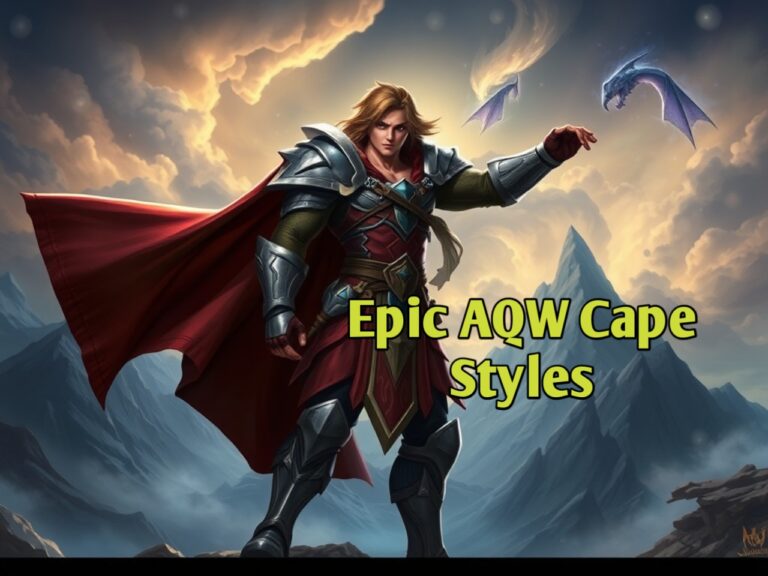 How to Get the Perfect AQW Cape Blowing to the Side Effect