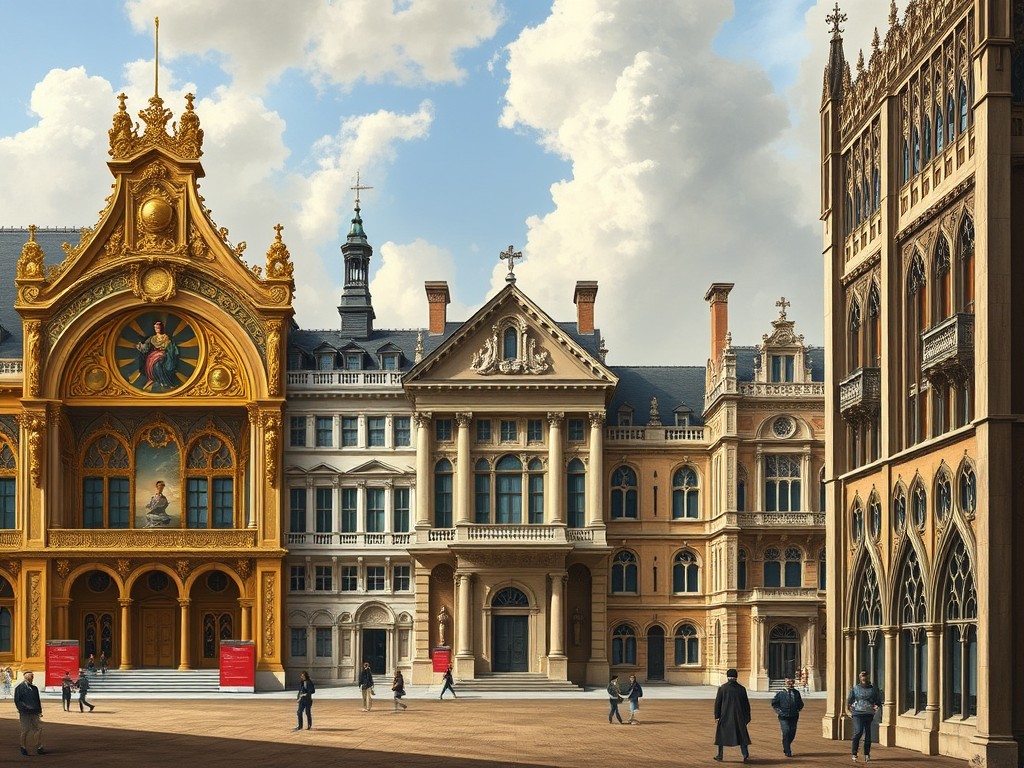 How Did British Revival Architecture Change from the Rococo Style?