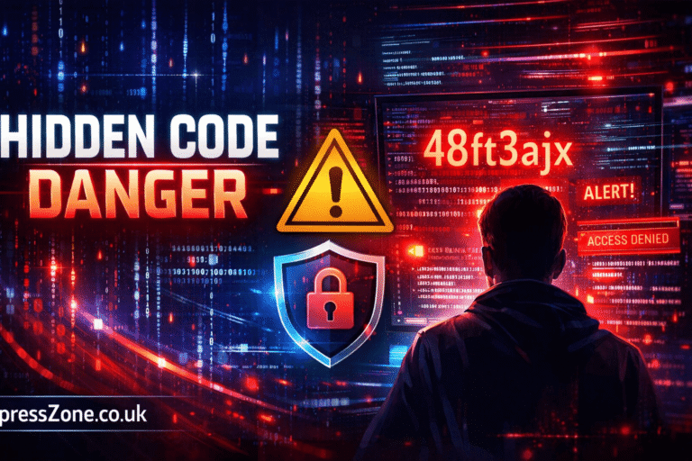 Warning sign showing why 48ft3ajx is bad in digital environments